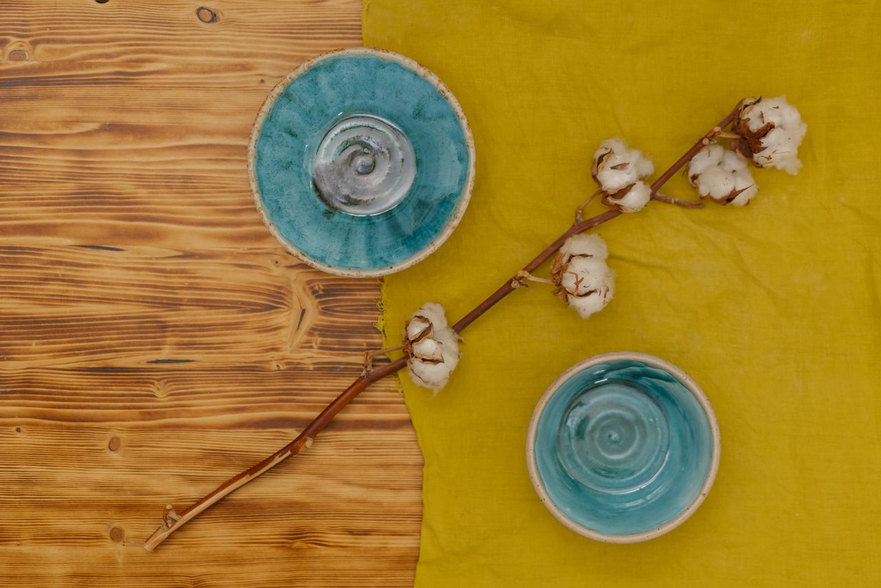 Dune Plate, a serving in 4 glazes